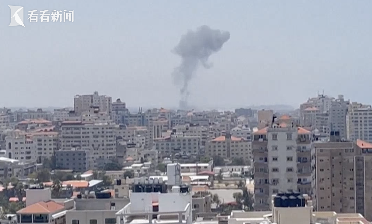 以军继续空袭加沙地带 哈马斯发射火箭弹_行动_赵兵_组织