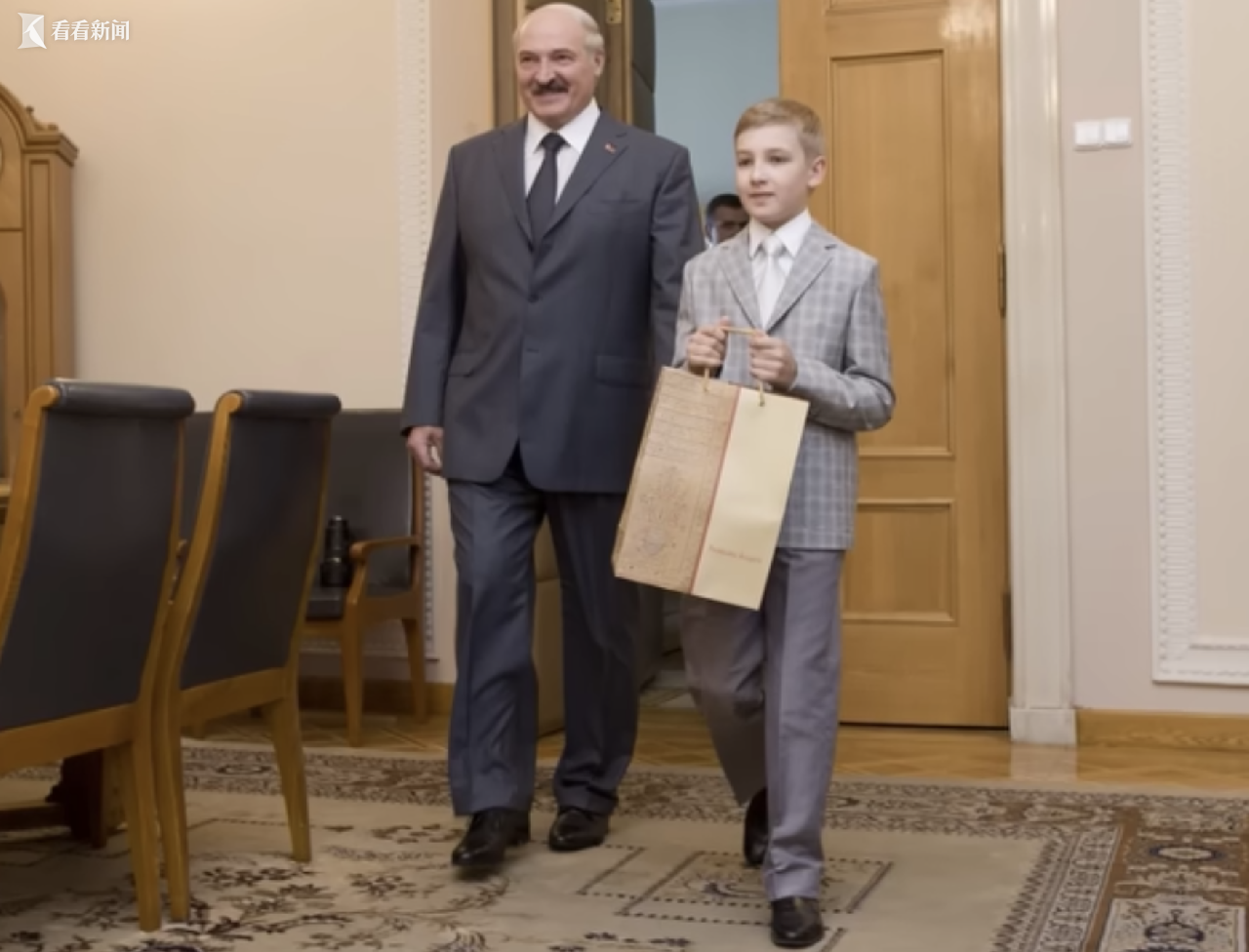 Младший сын Александра Лукашеноко дал интервью