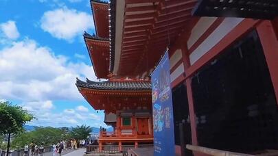 上海金山农民画在京都清水寺展出
