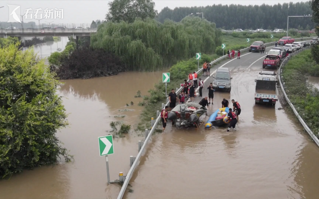 直击河北涿州洪水救援现场 受困群众陆续获救|救援|河北省|救援队_新浪新闻