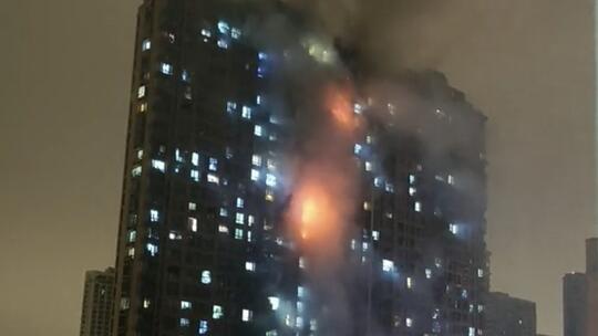 南京一小区发生火灾 造成4人死亡