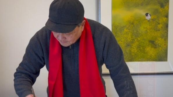 名家大拜年|乐震文:水墨画中的龙好有神韵_看看新闻网