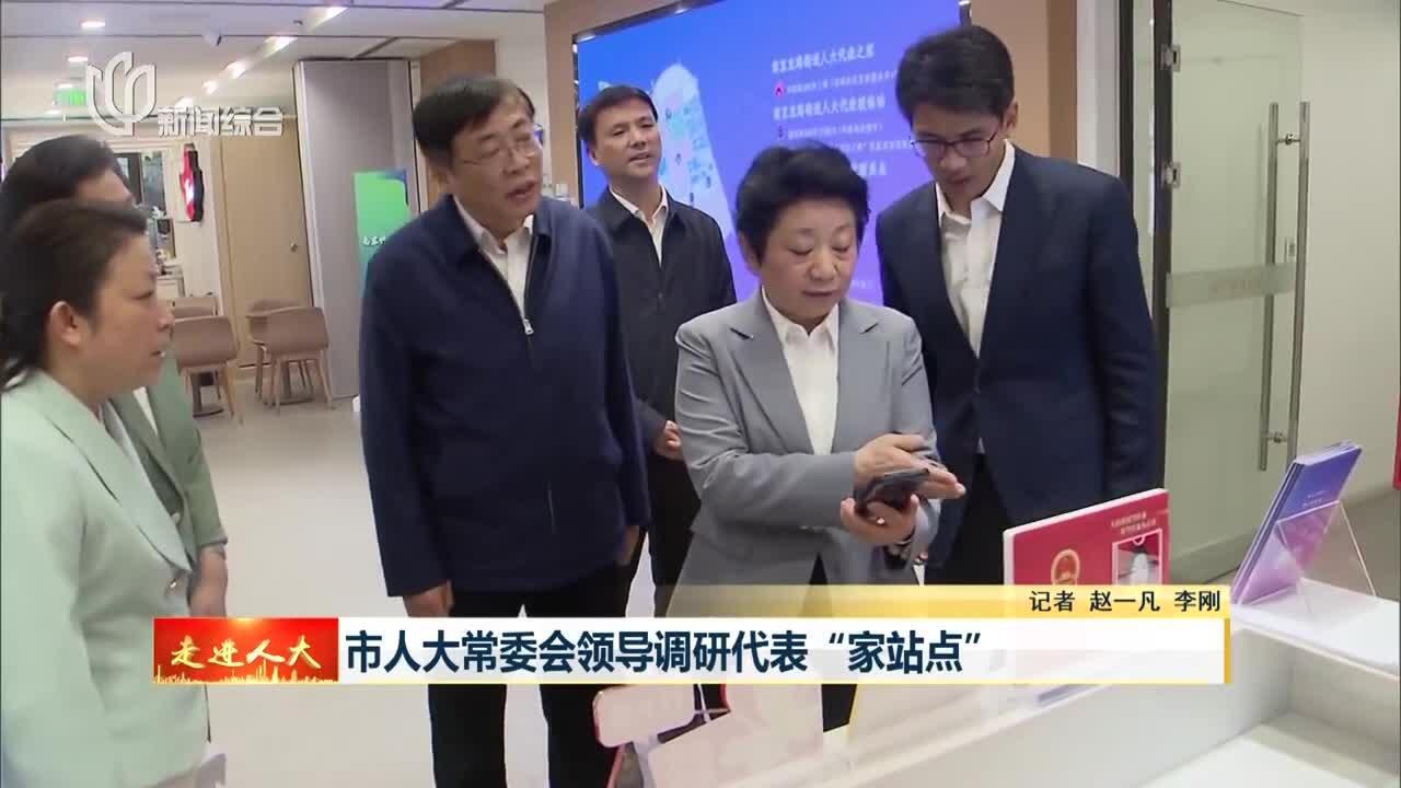市人大常委会领导调研代表"家站点"