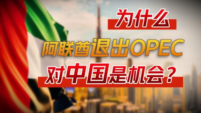 为什么阿联酋退出OPEC对中国反而是机会？