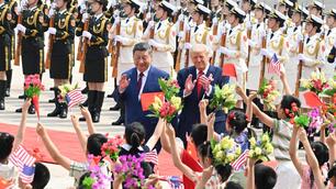 习近平举行仪式欢迎特朗普访华（完整版）