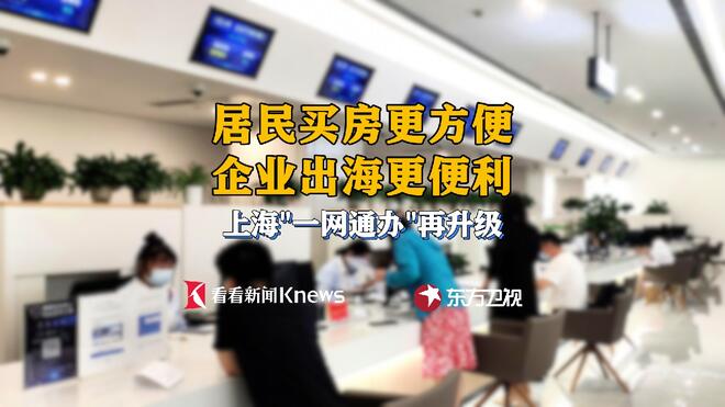 买房更方便、出海更便利 上海"一网通办"再升级