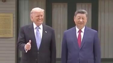 中美领导人中南海举行小范围会晤