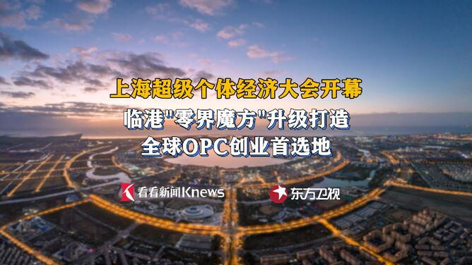 超级个体经济大会开幕 临港打造OPC创业首选地