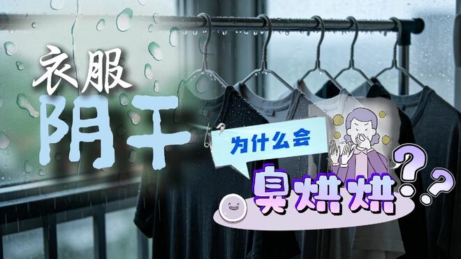 阿姨爷叔请提问｜衣服阴干 为什么会臭烘烘？