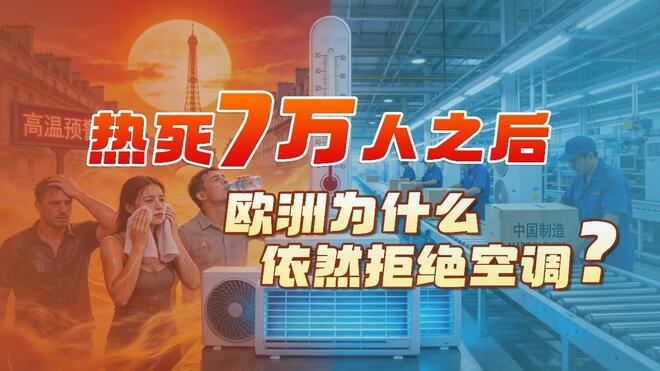 当年热死7万人之后，欧洲为什么依然拒绝空调？