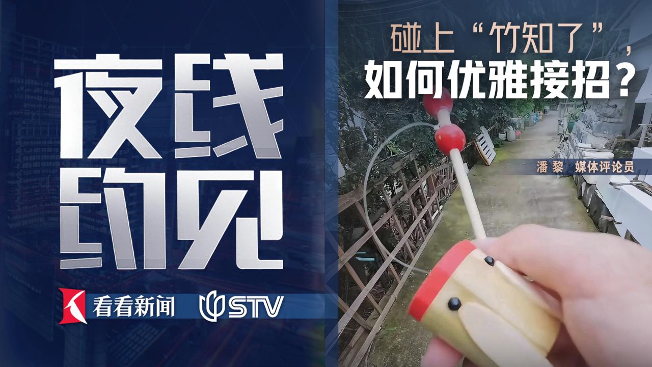 夜线约见：碰上“竹知了”，如何优雅接招？