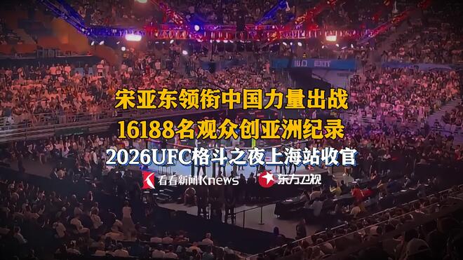 宋亚东领衔中国力量 UFC格斗之夜上海站创纪录