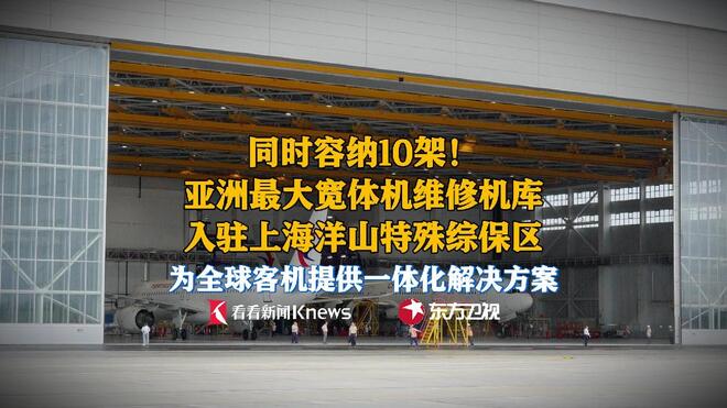 亚洲最大宽体机维修机库落沪 航空产业链再升级