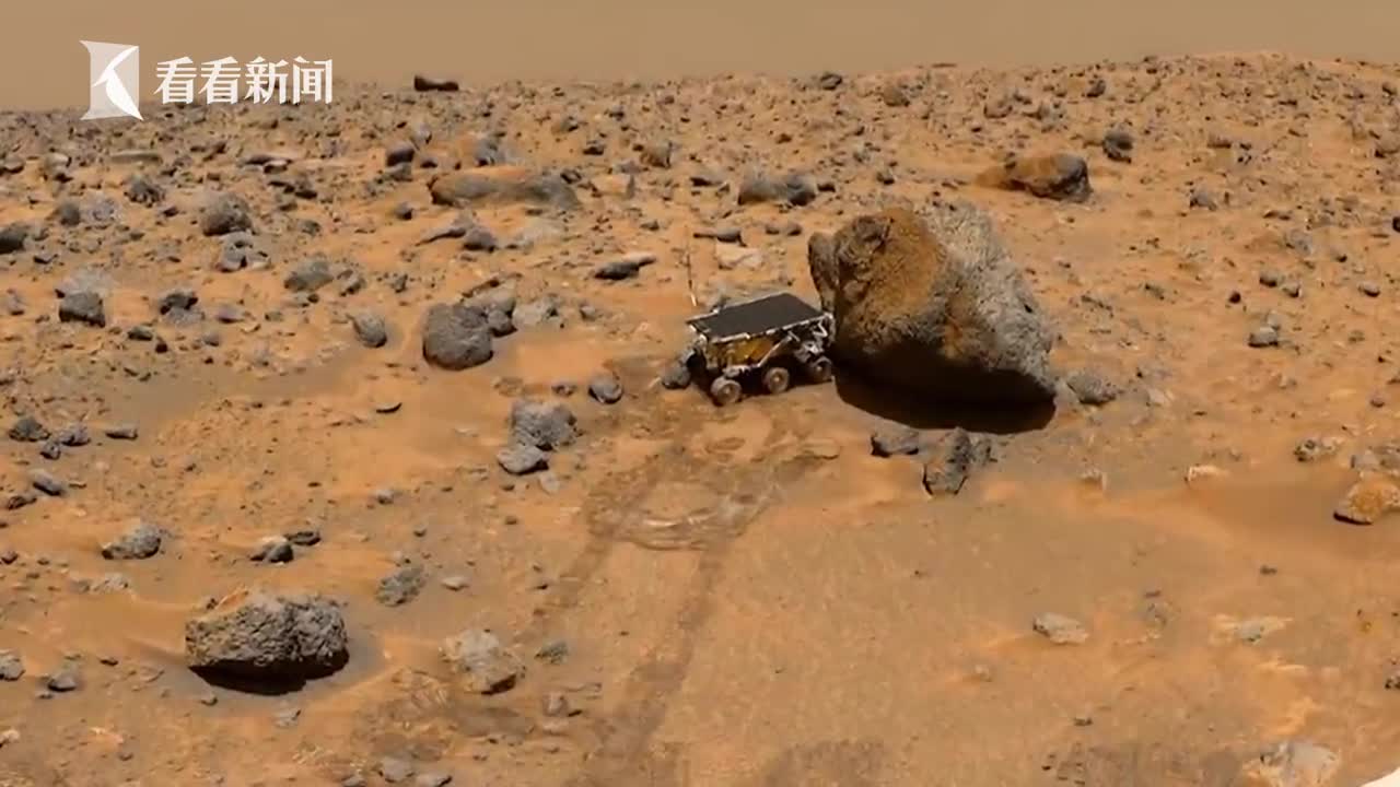 视频旅居者号人类第一部火星车