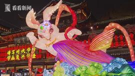 海派“豫”兔：游园赏灯寻年味  玉兔鲲鹏迎新年